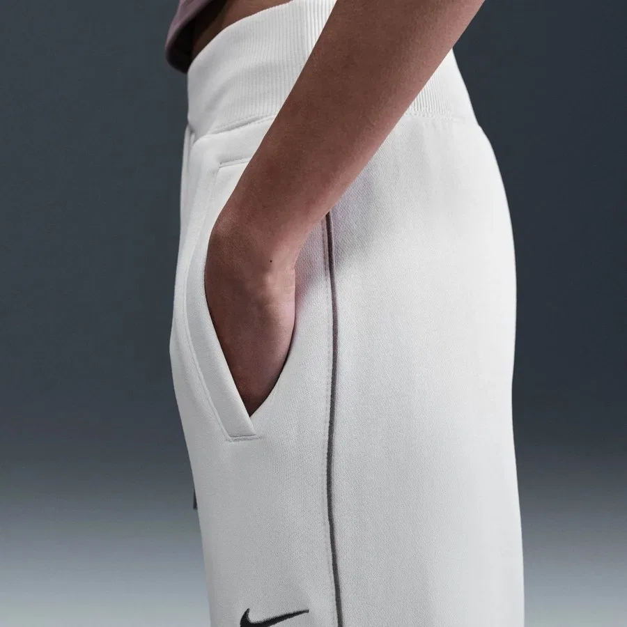 Спортивные брюки с высоким поясом Phoenix Fleece Nike, Черный — фото 2