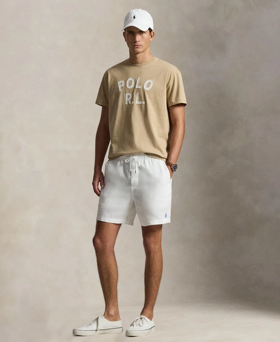 Футболка классического кроя с коротким рукавом Polo Ralph Lauren, Vintage Khaki — фото 2