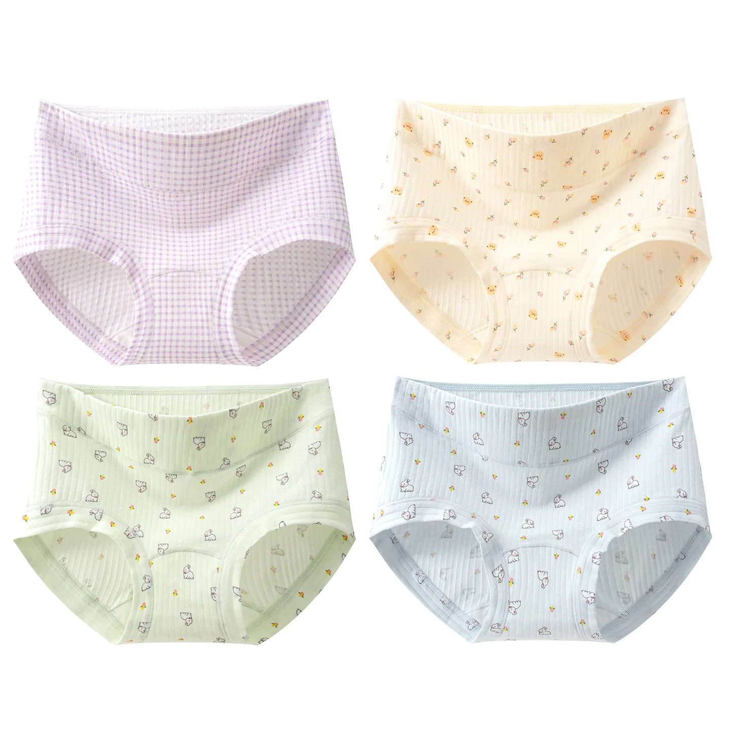 Детские трусы-боксеры для мальчиков хлопковые Red bean, Цвет Green Bunny Blue Bunny Purple Diamond Yellow Bear