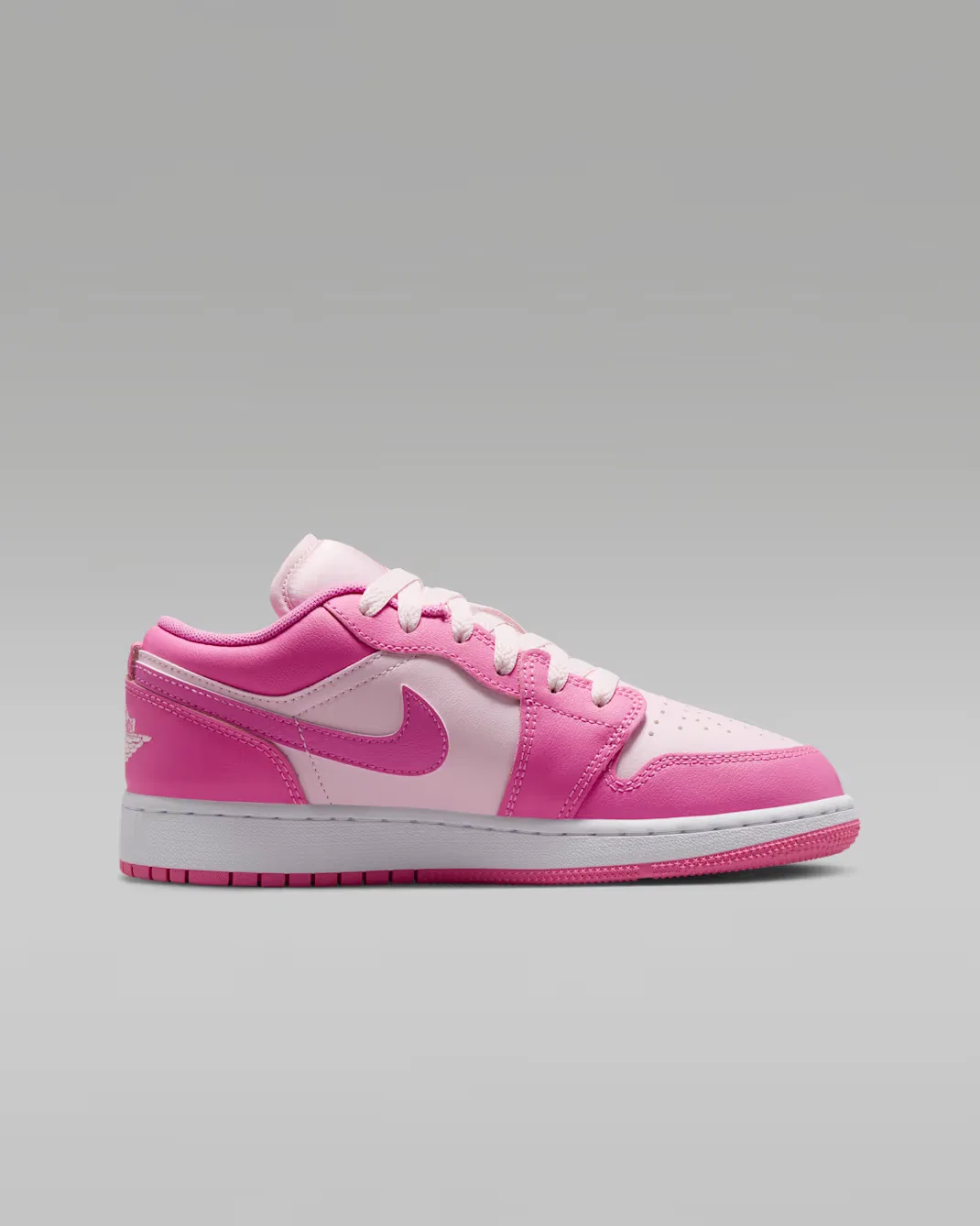 Кроссовки для детей постарше Air Jordan 1 Low, China Rose/White/Pink Foam — фото 3