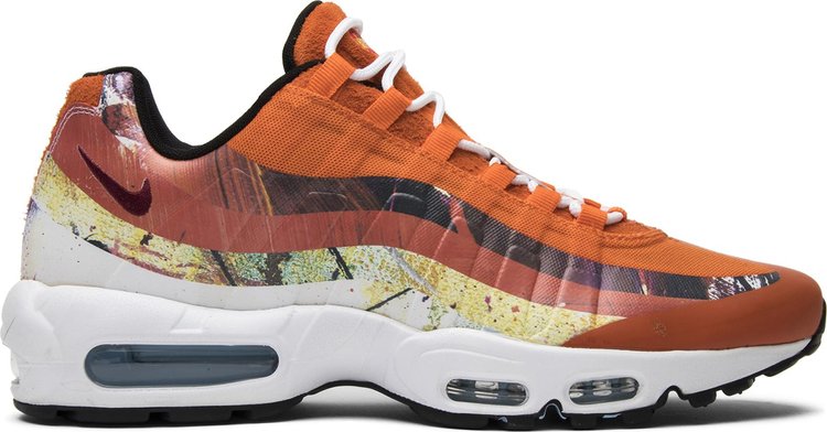 Кроссовки Nike Dave White x Size? x Air Max 95 'Fox', красный - фото