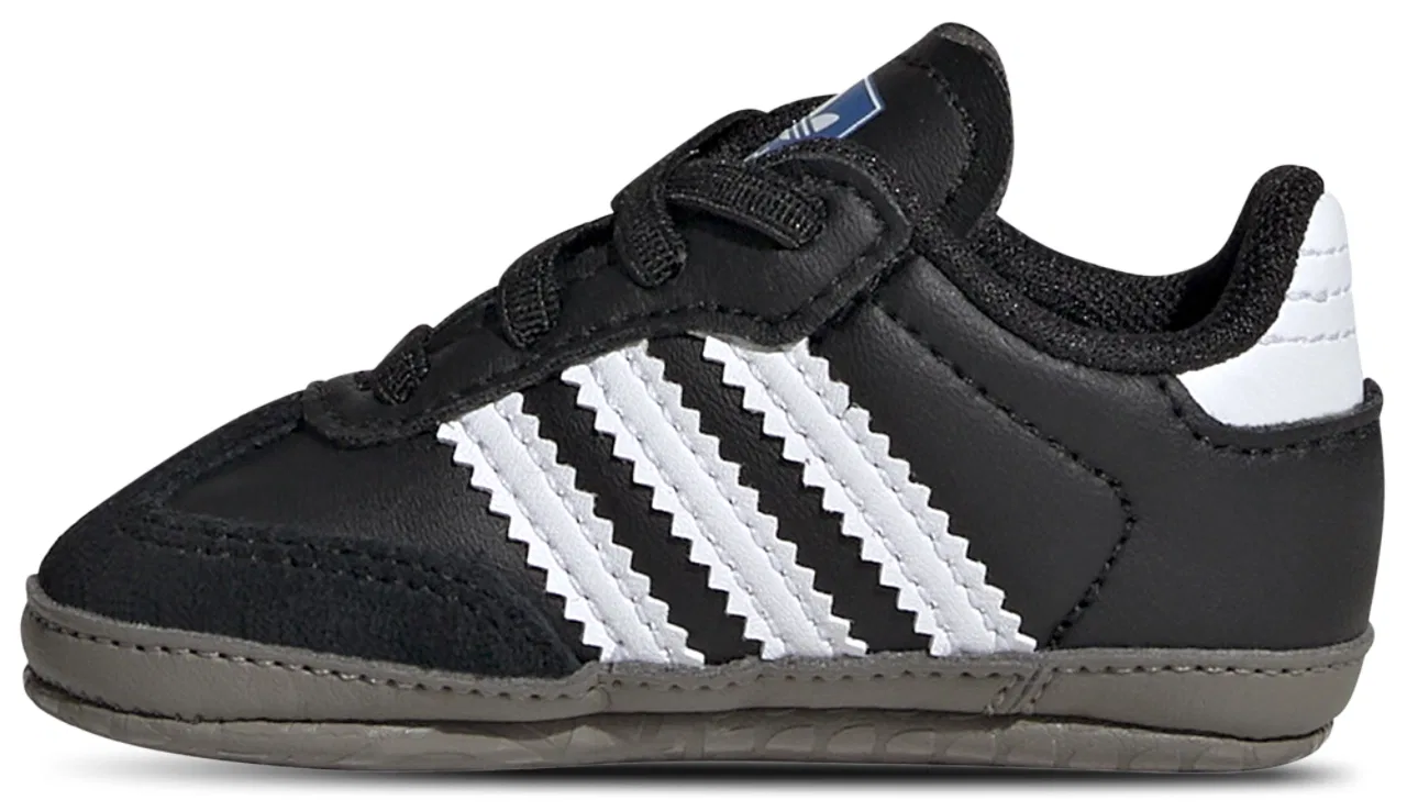 Младенческие кеды Samba Crib Adidas, черный/белый — фото 2