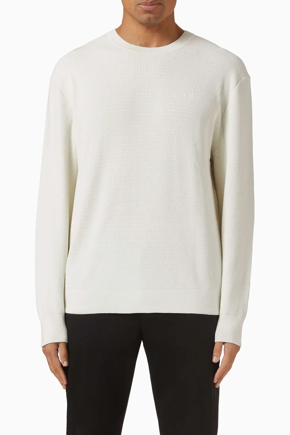 Свитер хлопковый Textured Sweater Calvin Klein