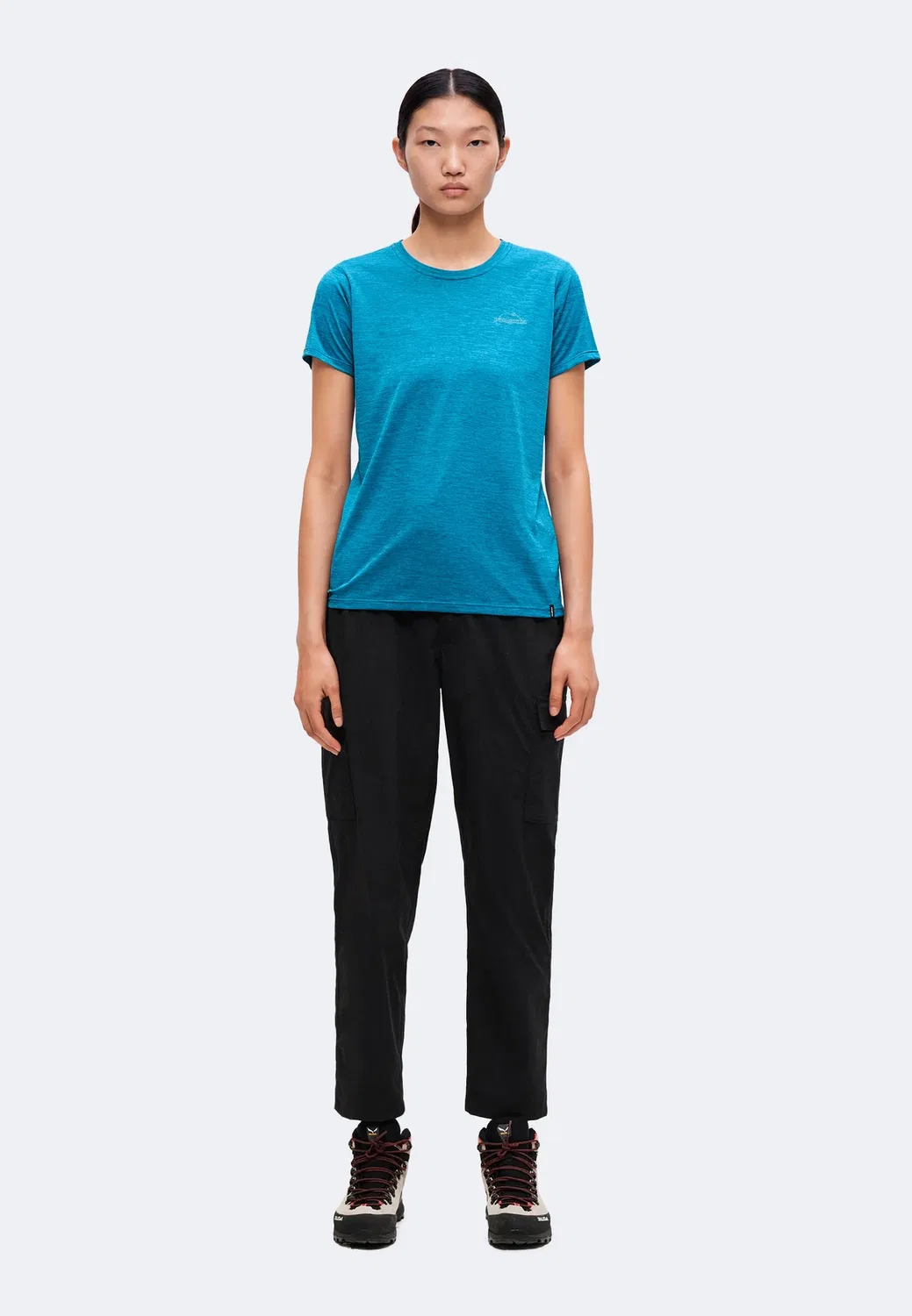 Ежедневная спортивная футболка P-6 Cosmos Patagonia, Glacial Blue/Light Glacial Blue — фото 2