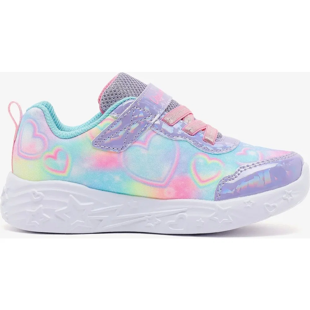 Детские кроссовки для девочек со светящейся подошвой Unicorn Charmer - Lil Heart Sparkles Skechers — фото 3