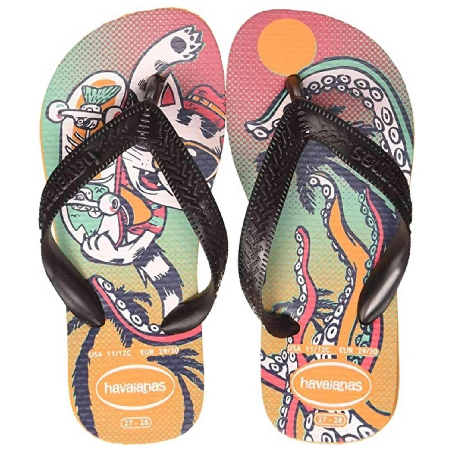 Детские шлепанцы для мальчиков Havaianas 4000054-7608, Orange
