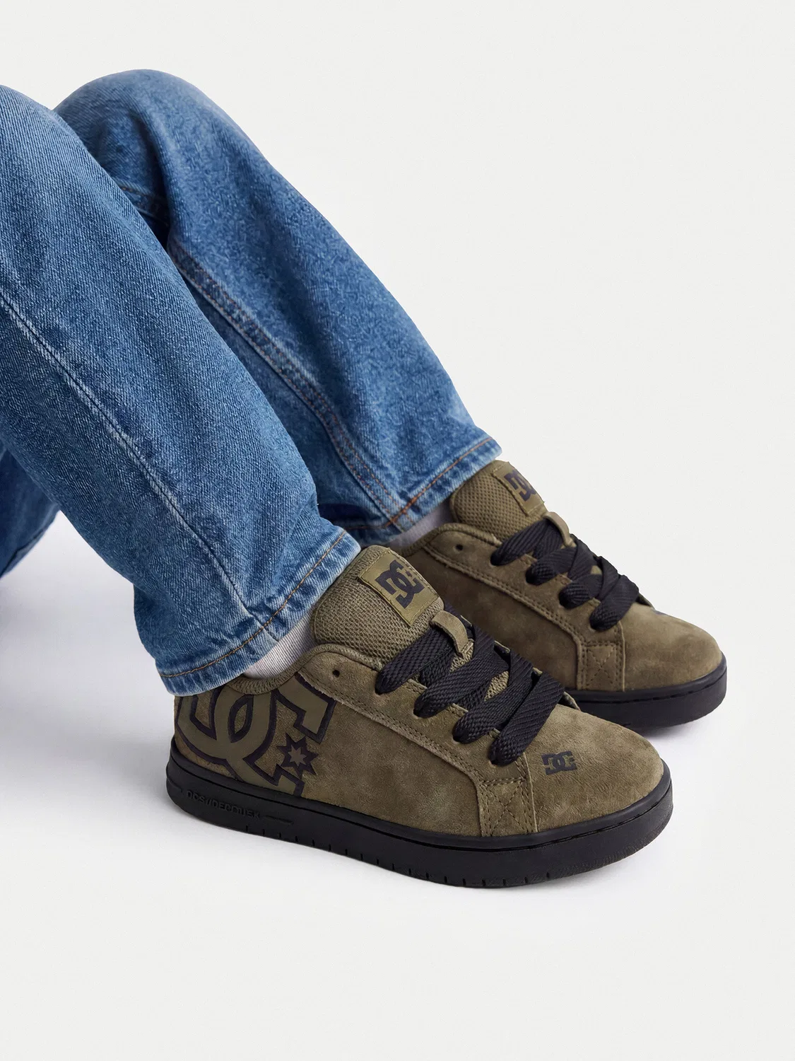 Кроссовки для мальчика Dc Shoes, хаки — фото 3