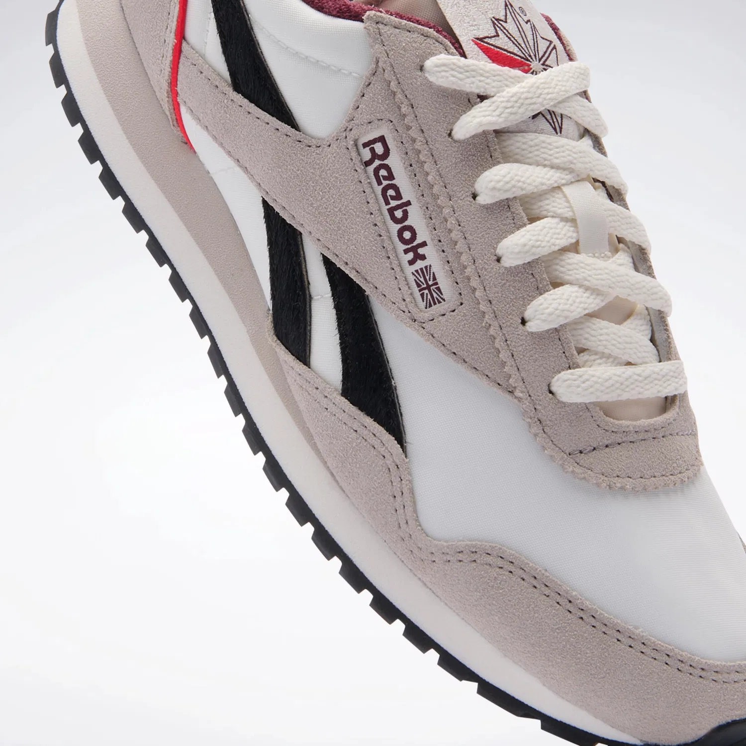 Детские кроссовки для девочек Reebok Classic AZ, Chalk Moonstone Black Cherry — фото 2