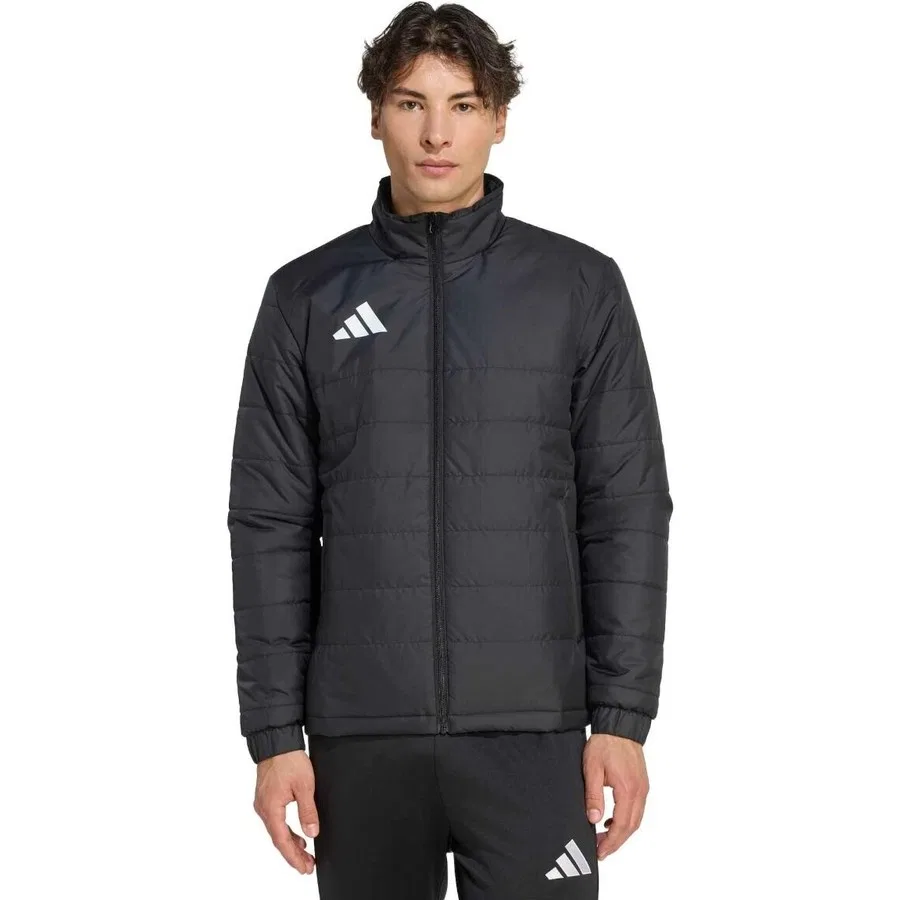 Мужская спортивная куртка с длинным рукавом adidas, Черный — фото 2