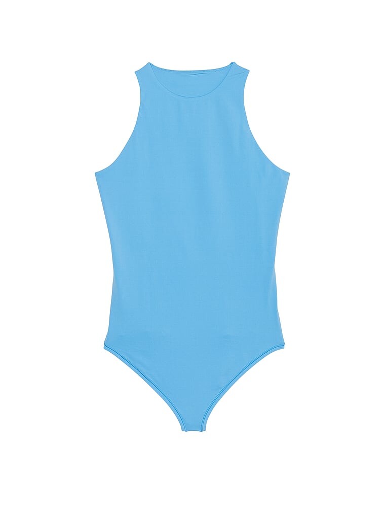 

Боди Victoria's Secret Pink Base Stretch High-neck, синий