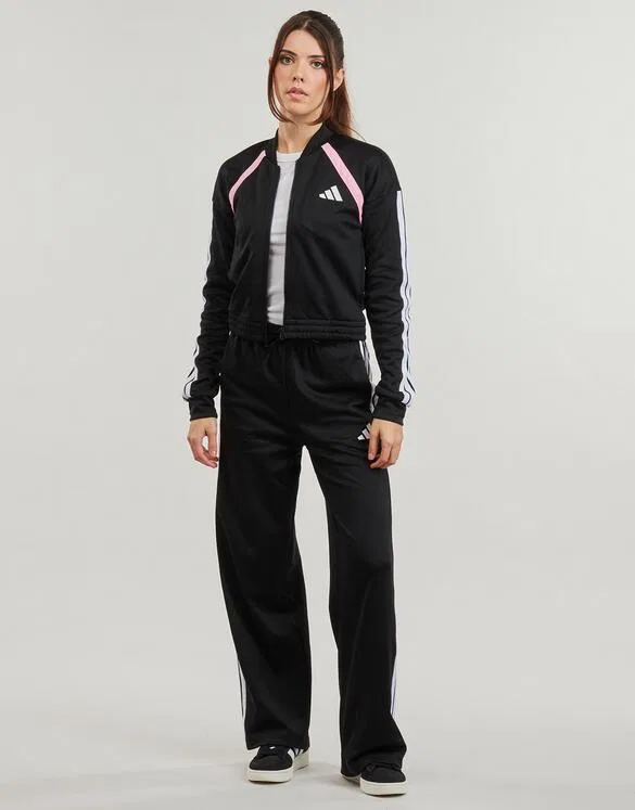 Женская футболка с принтом Adidas, Цвет: Schwarz — фото 2