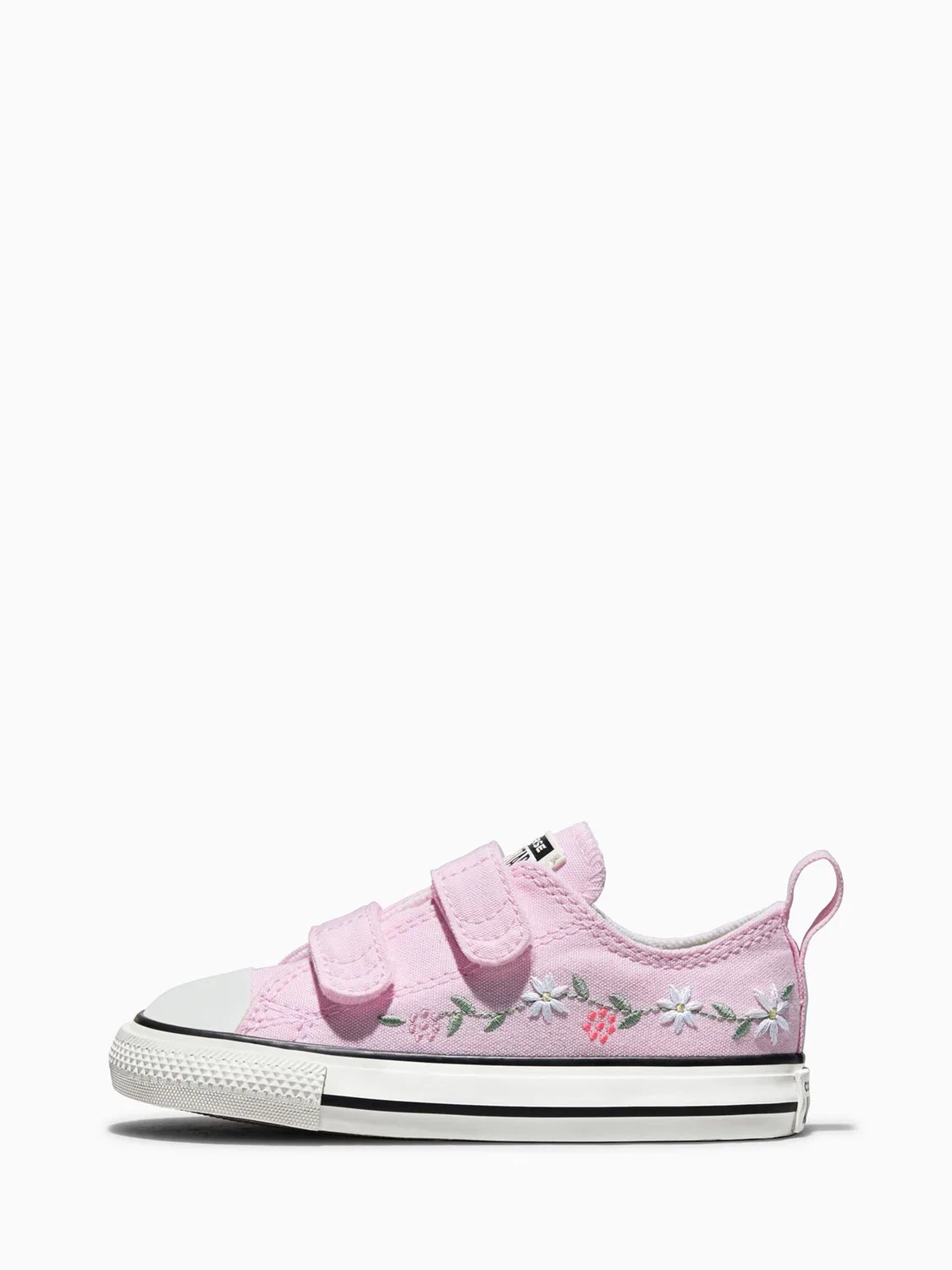 Кроссовки Converse Chuck Taylor Flower Print 2V Low, розовые — фото 2