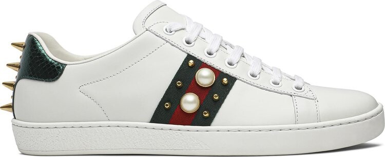 

Кроссовки Gucci Wmns Ace Studded White, белый