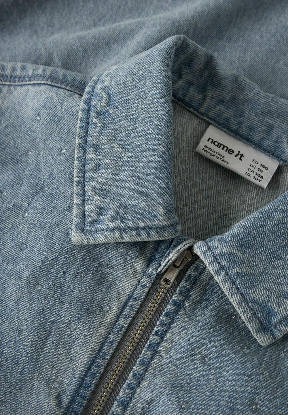 Джинсовое платье свободного кроя - джинсовое платье Name It, Special Blue Grey Denim — фото 3