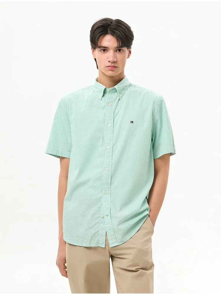 Рубашка с коротким рукавом поло TOMMY HILFIGER, Green