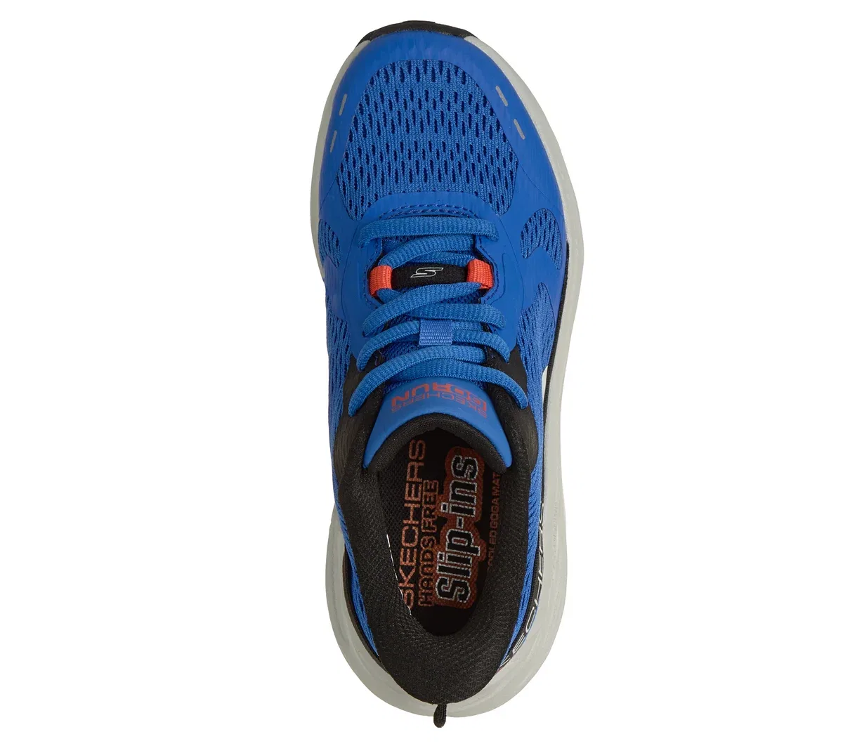 Детские слипоны Max Cushioning Glide-Step - Advert Skechers, синий/черный — фото 2