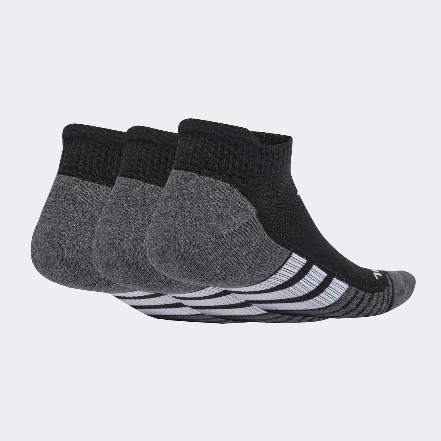 Мужские тренировочные носки с амортизацией Adidas Performance, Black/White — фото 2