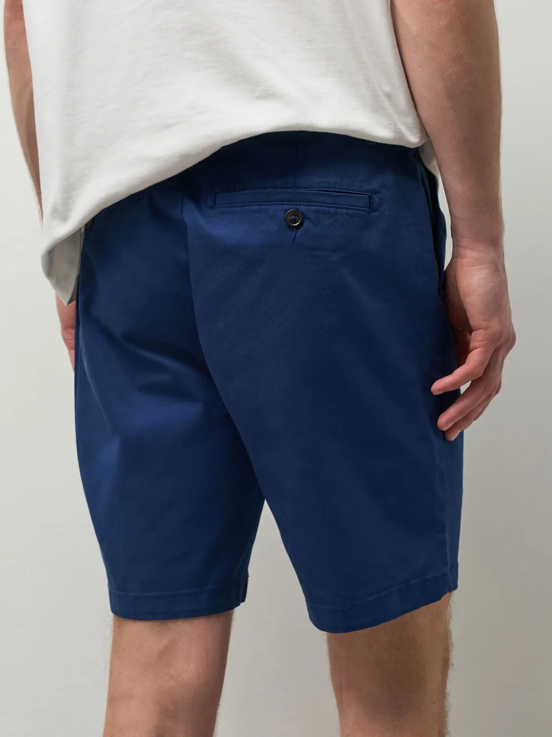 Шорты чинос, slim fit Next, синий — фото 4
