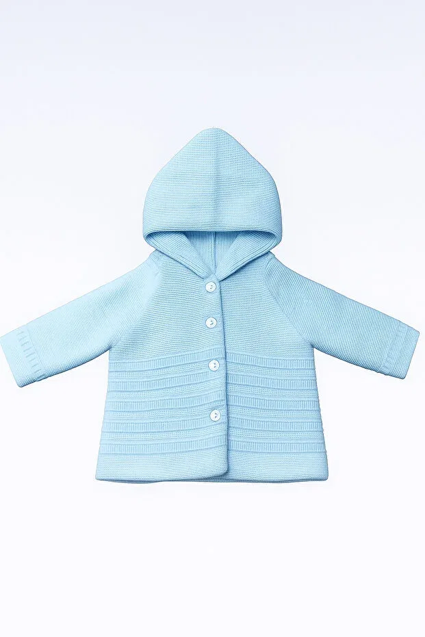 Детский кардиган с фактурным узором Cevval, Blue
