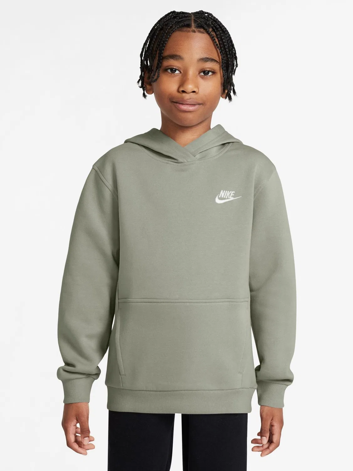 Худи Nike Club Fleece, цвет Spruce Fog Grey