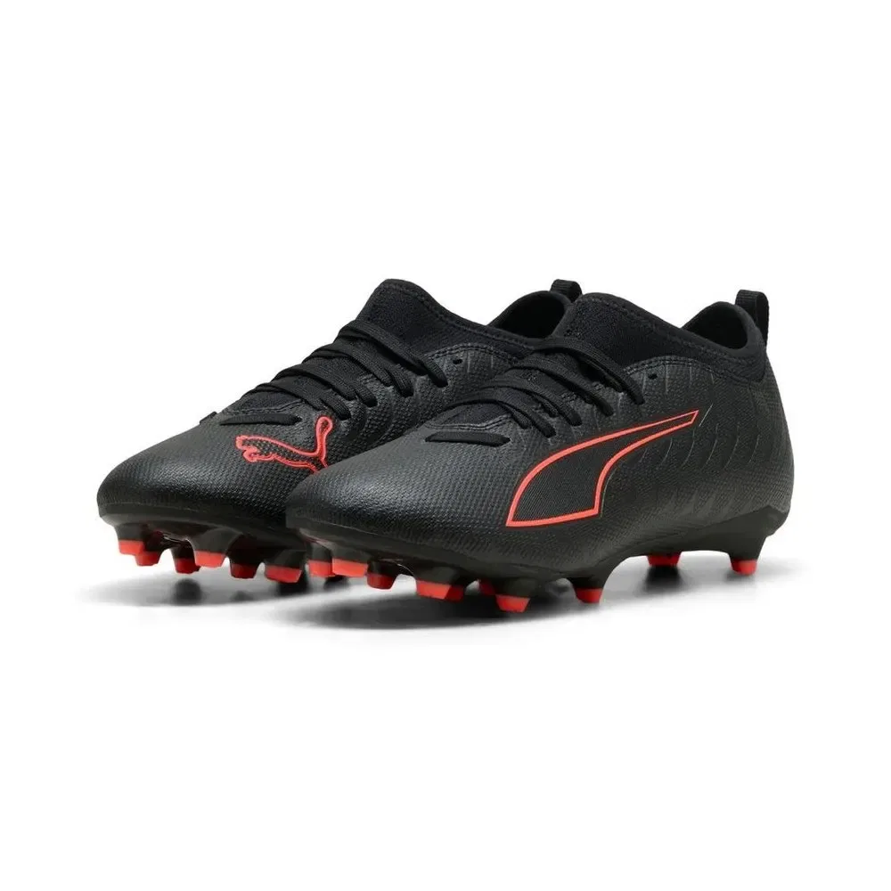 Футбольные бутсы детские Ultra 6 Match FG-AG JR Puma, черный