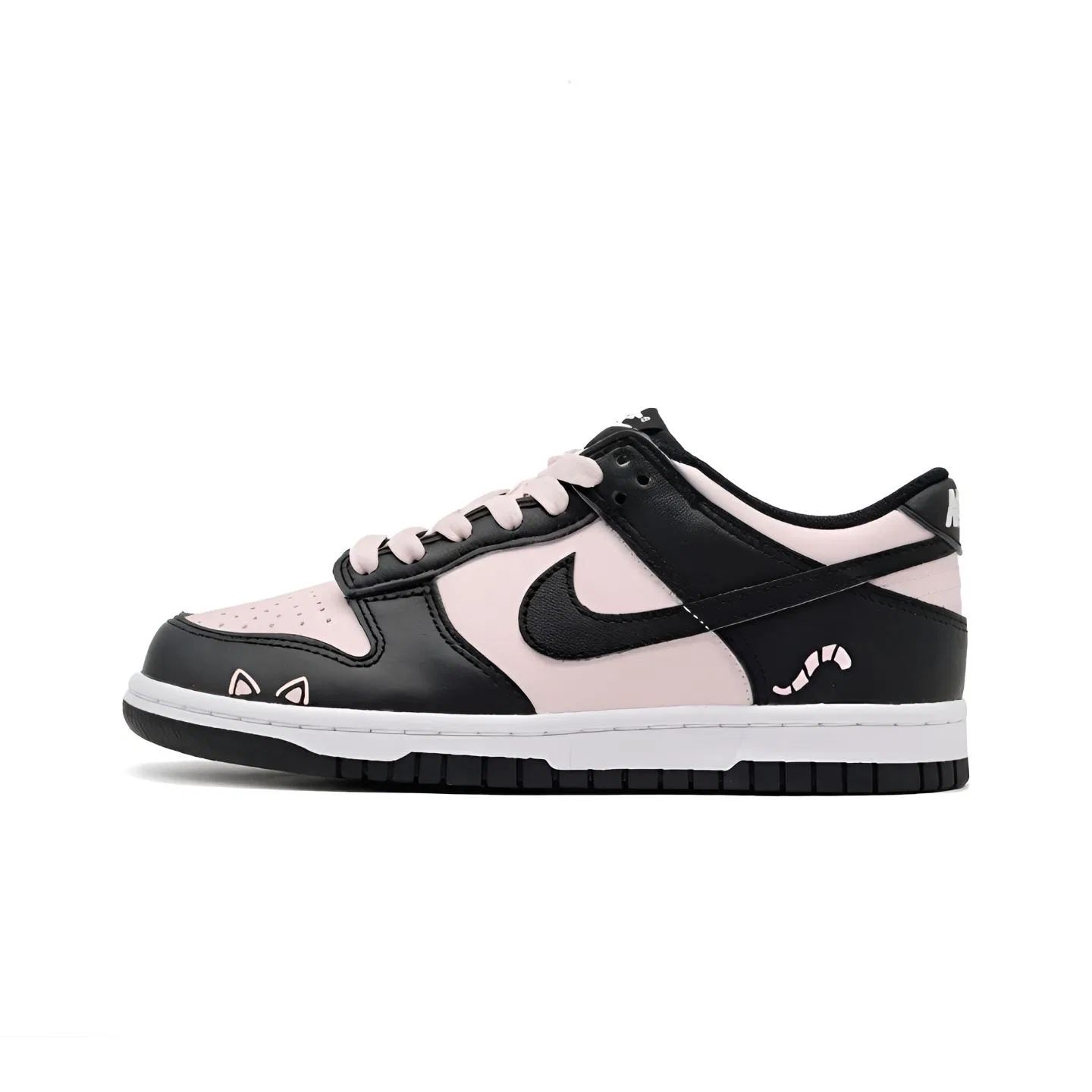 Кроссовки для скейтбординга Dunk Kids, Nike, Black Pink