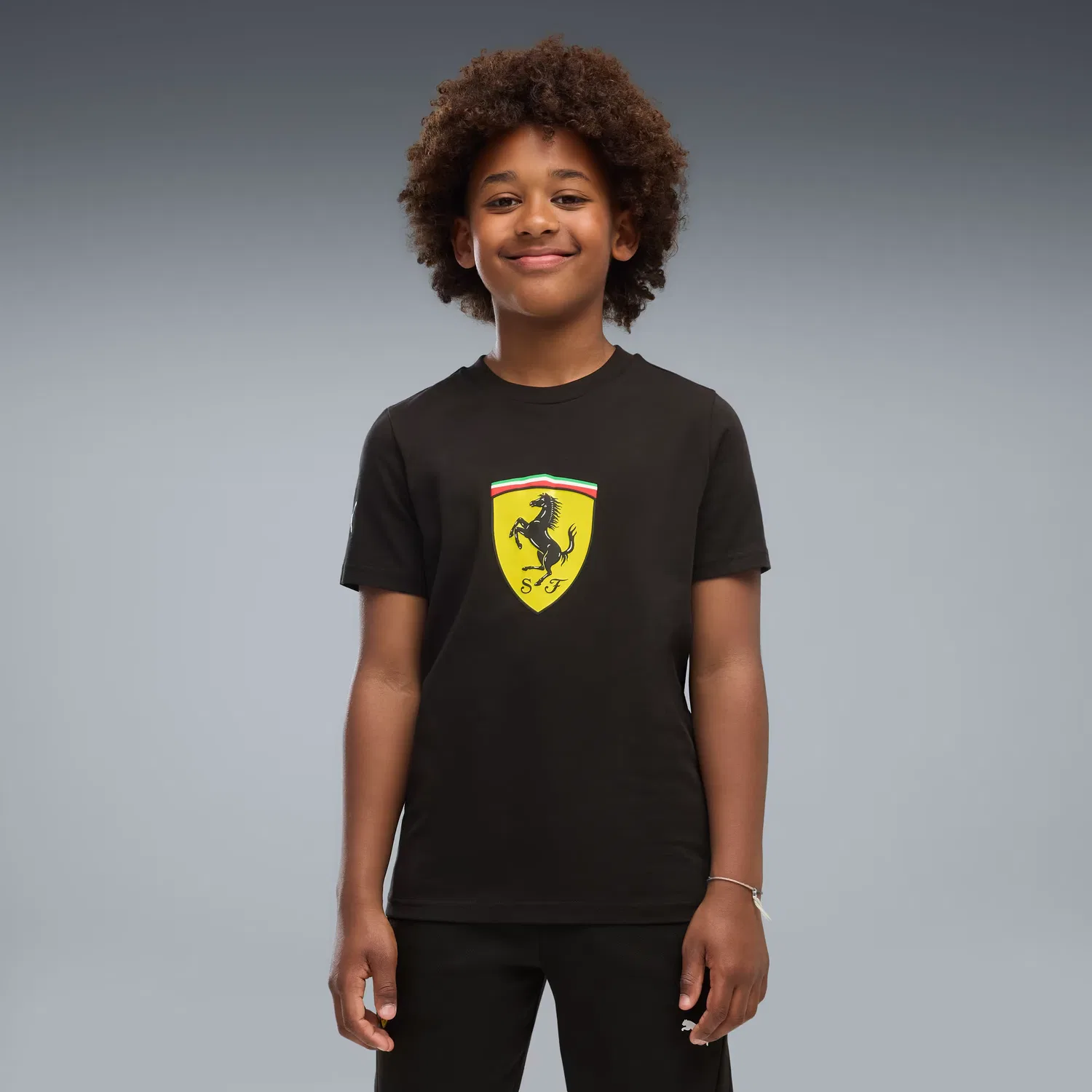 Футболка для детей постарше Scuderia Ferrari Puma, Puma Black