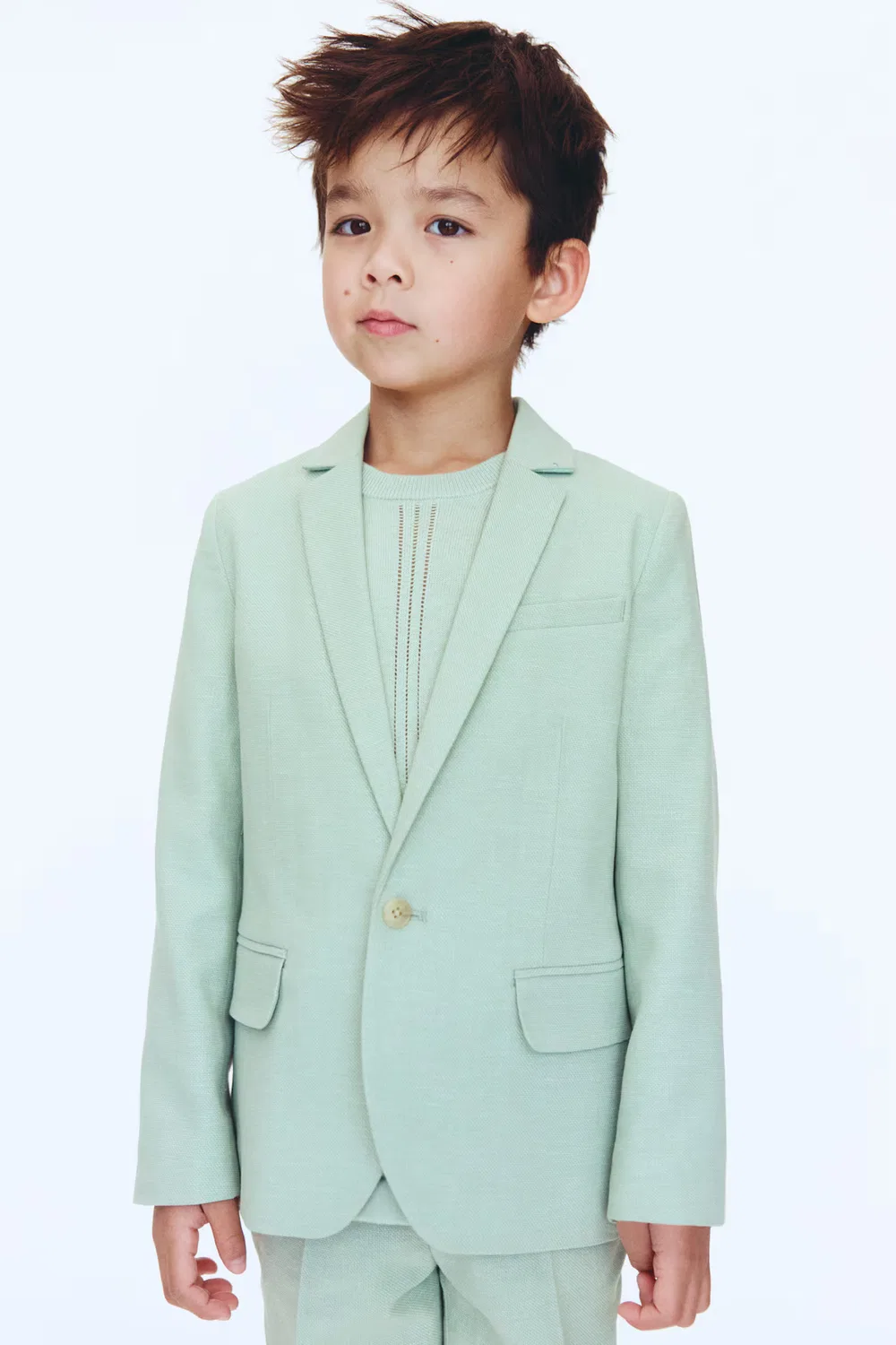 Однобортный жакет H&M, Mintgrün