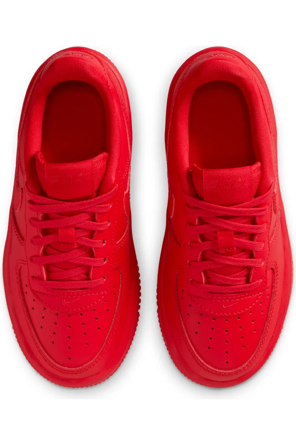 Детские кроссовки баскетбольные Air Force 1 Nike, 602 University Red/Blk — фото 3