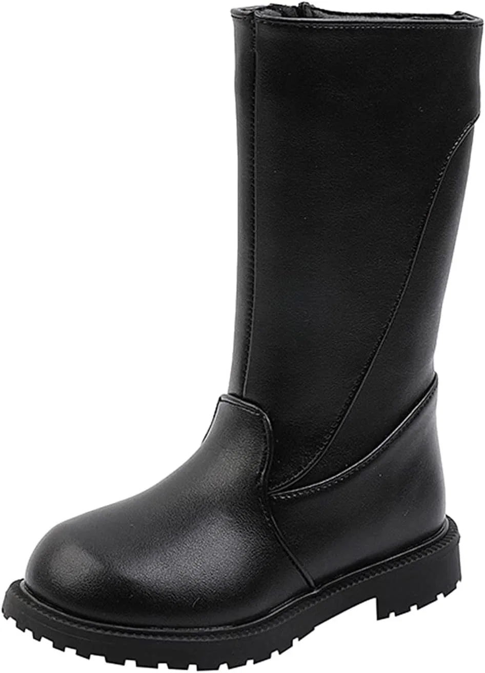 Детские сапоги для девочек с тёплой подкладкой Dark Riding Egmy, Black