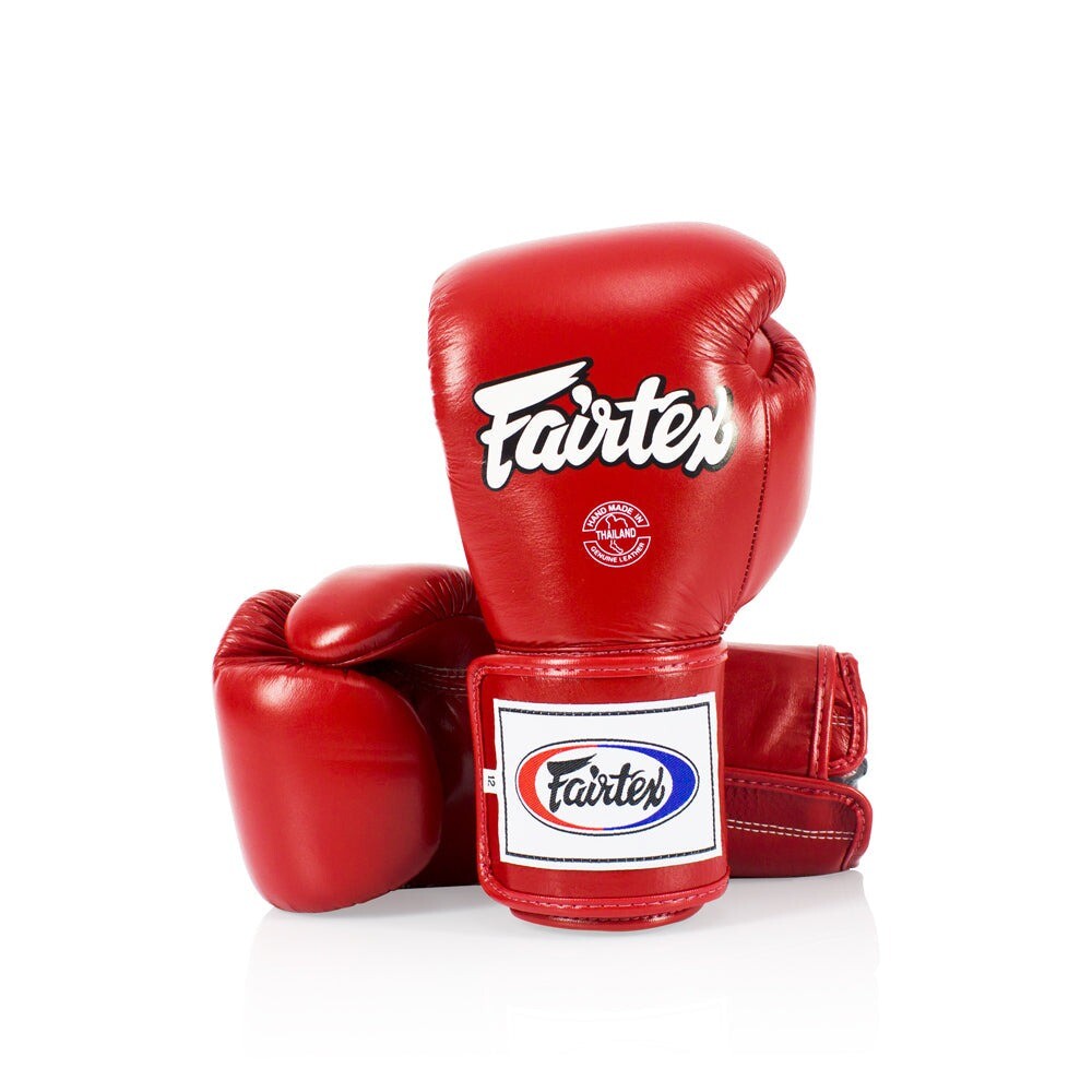 

Боксерские перчатки Fairtex Super Sparring, Locked Thumb, 12 oz., красный