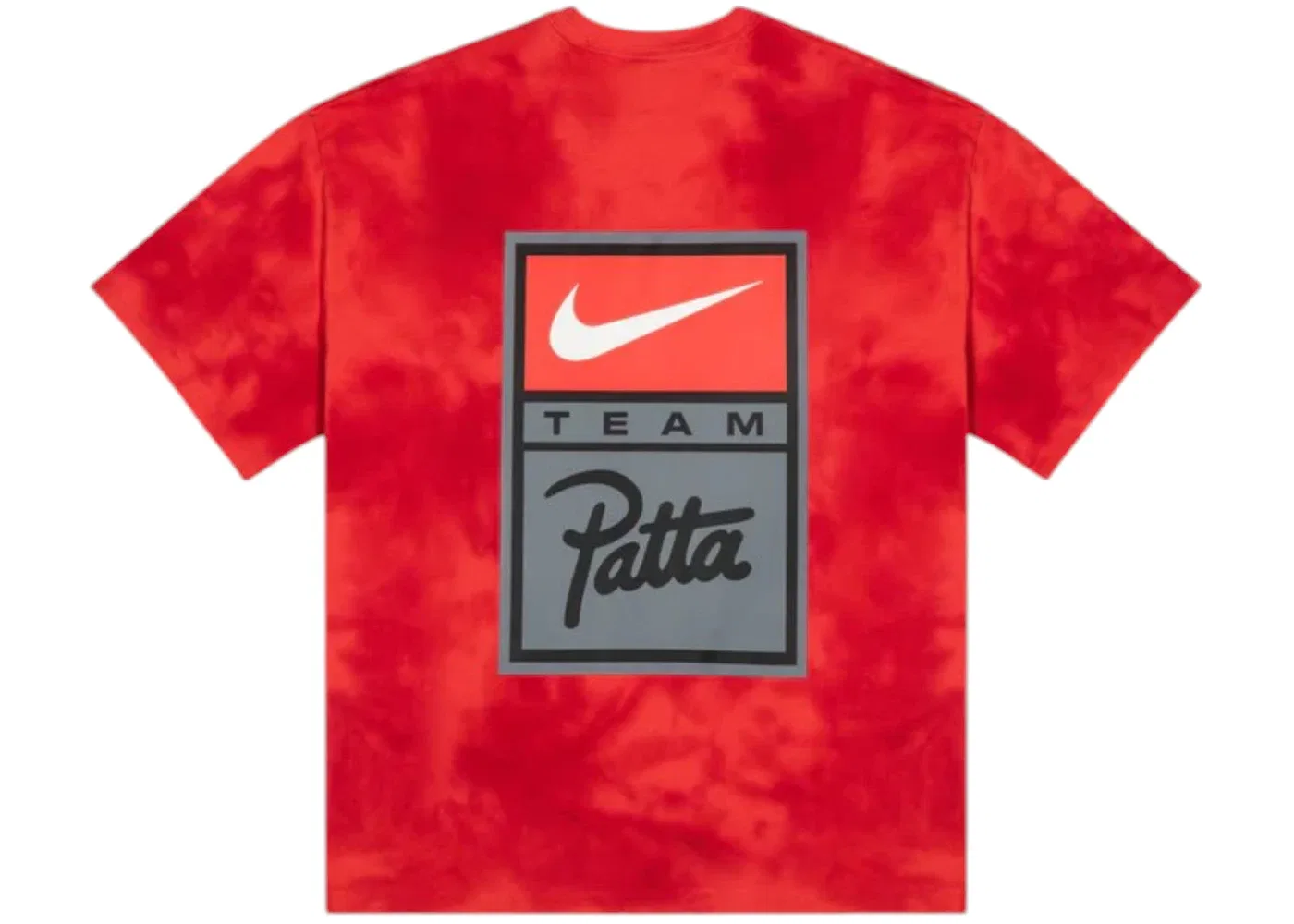 Мужская футболка с принтом Nike x Patta NRG GX Washed T-shirt, Rush Red/University Red/Gym Red — фото 2