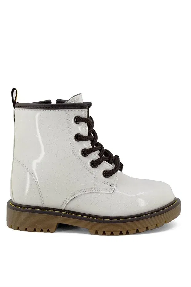 Детские ботинки для девочек из искусственной кожи Pepino Kids, White