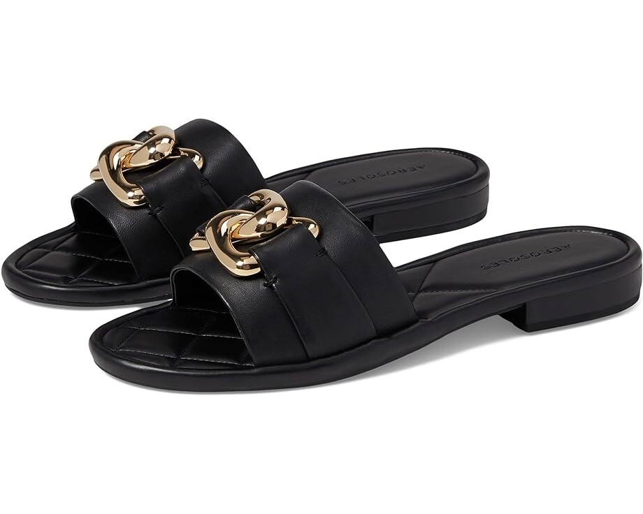 

Сандалии Aerosoles Big Chain, черная кожа