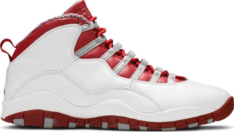 

Кроссовки Air Jordan 10 Retro Red Steel 2005, белый, Белый;серый, Кроссовки Air Jordan 10 Retro Red Steel 2005, белый