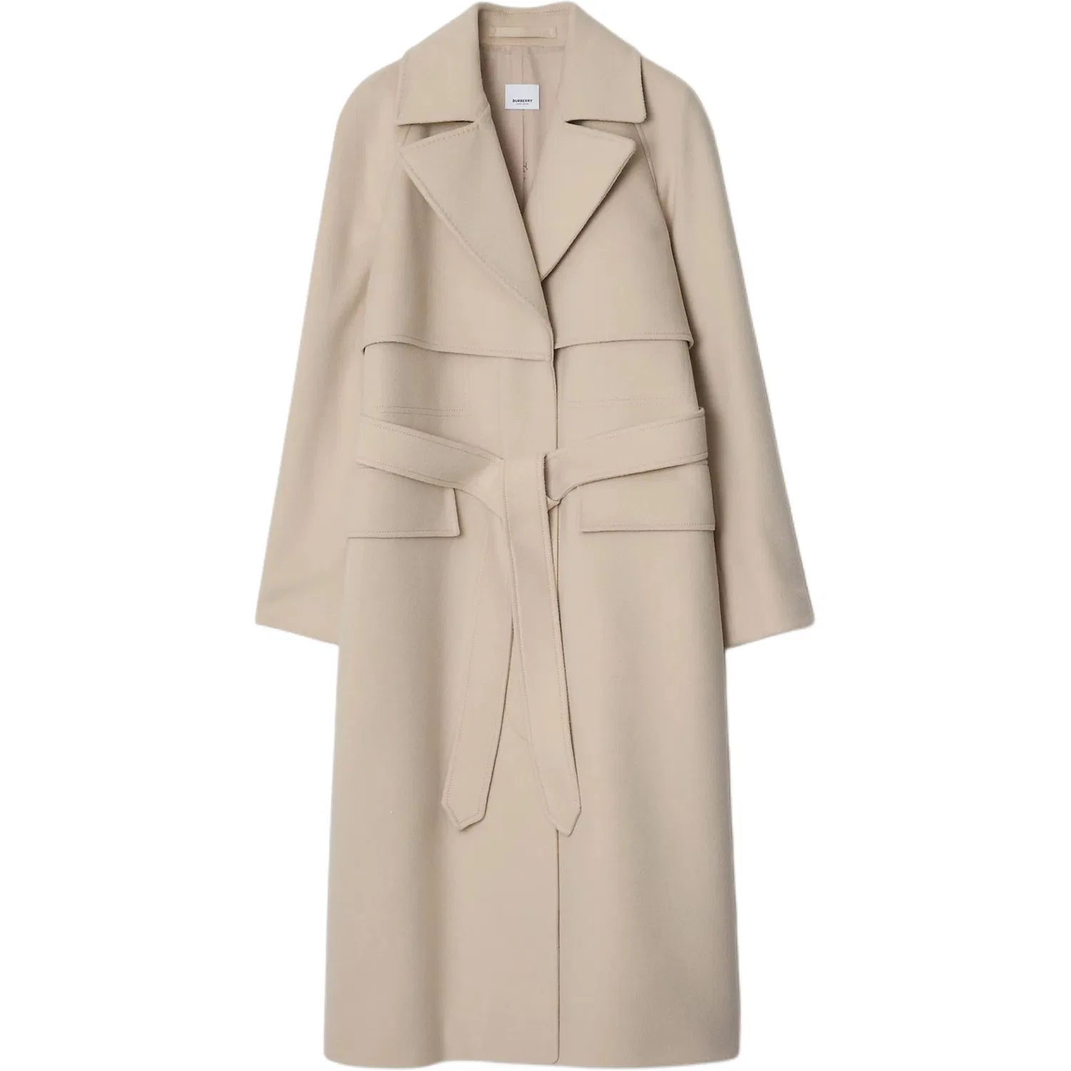 Плащ Trench Coat Burberry, женский, серо-коричневый