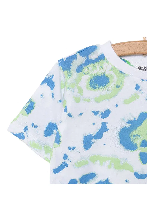 Детская футболка для мальчиков с принтом Hellobaby baby shark Ebebek Hello Baby, Light Blue — фото 3
