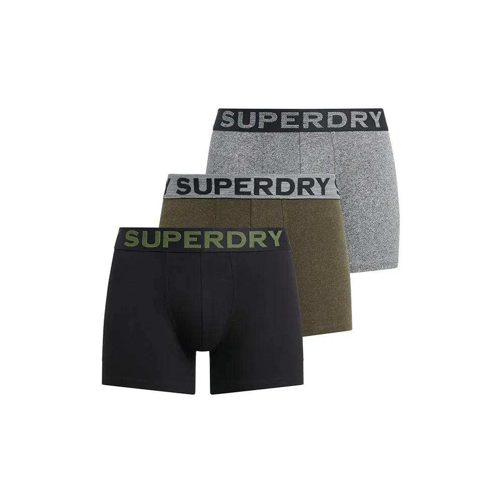 Боксеры 3 штуки Superdry, черный — фото 2