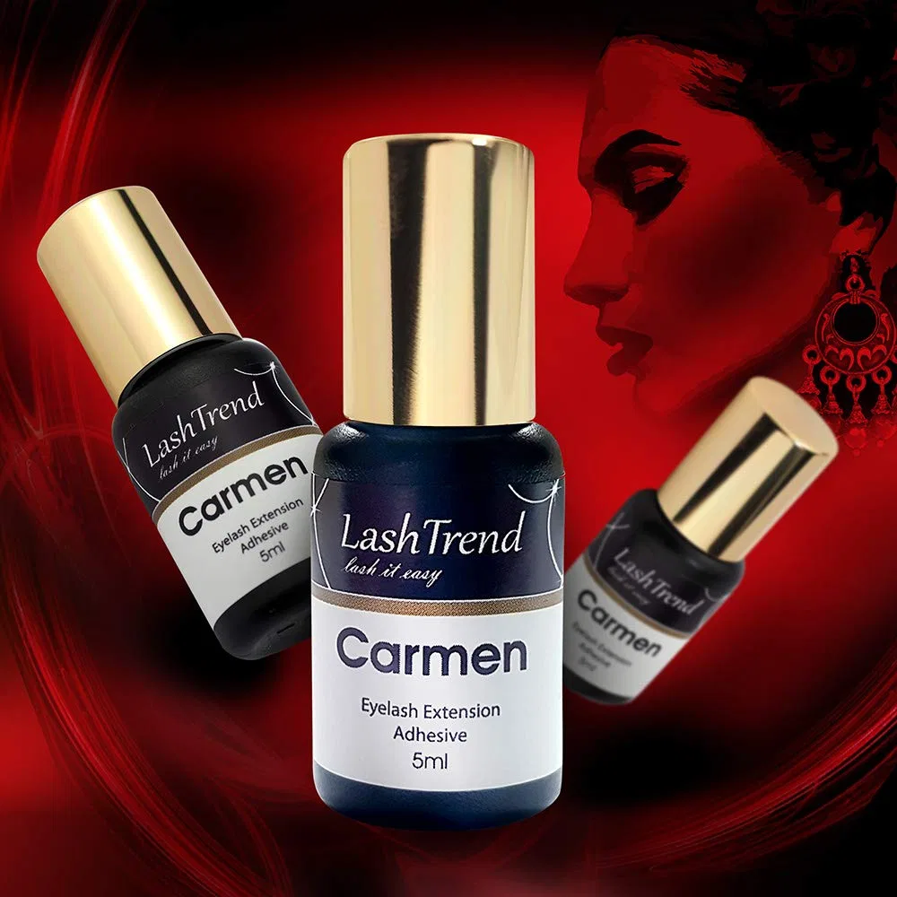 Клей для ресниц Carmen 5 мл, 0.5 сек, 6-8 недель, LashTrend, Black — фото 4