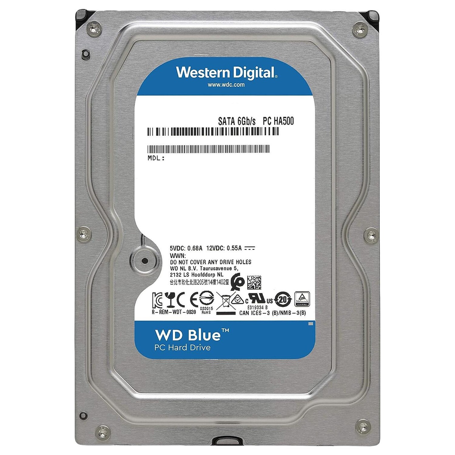Внутренний жесткий диск Western Digital WD Blue CMR, WD40EZAX, 4Тб — фото 3
