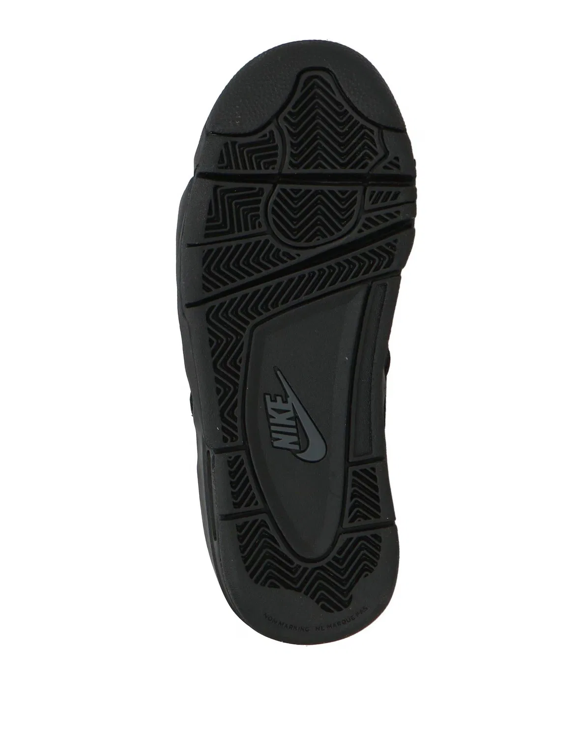 Детские высокие кроссовки для мальчиков кожаные Nike Air Flight 89 (Gs), черный — фото 4