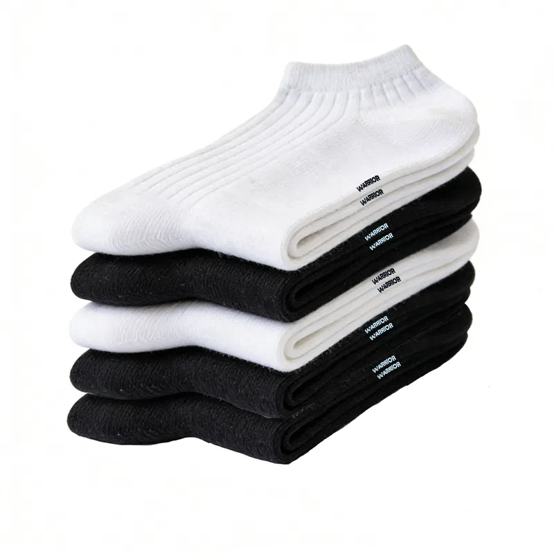 Детские носки-невидимки Black White Mixed Pack[5 Pack] WARRIOR