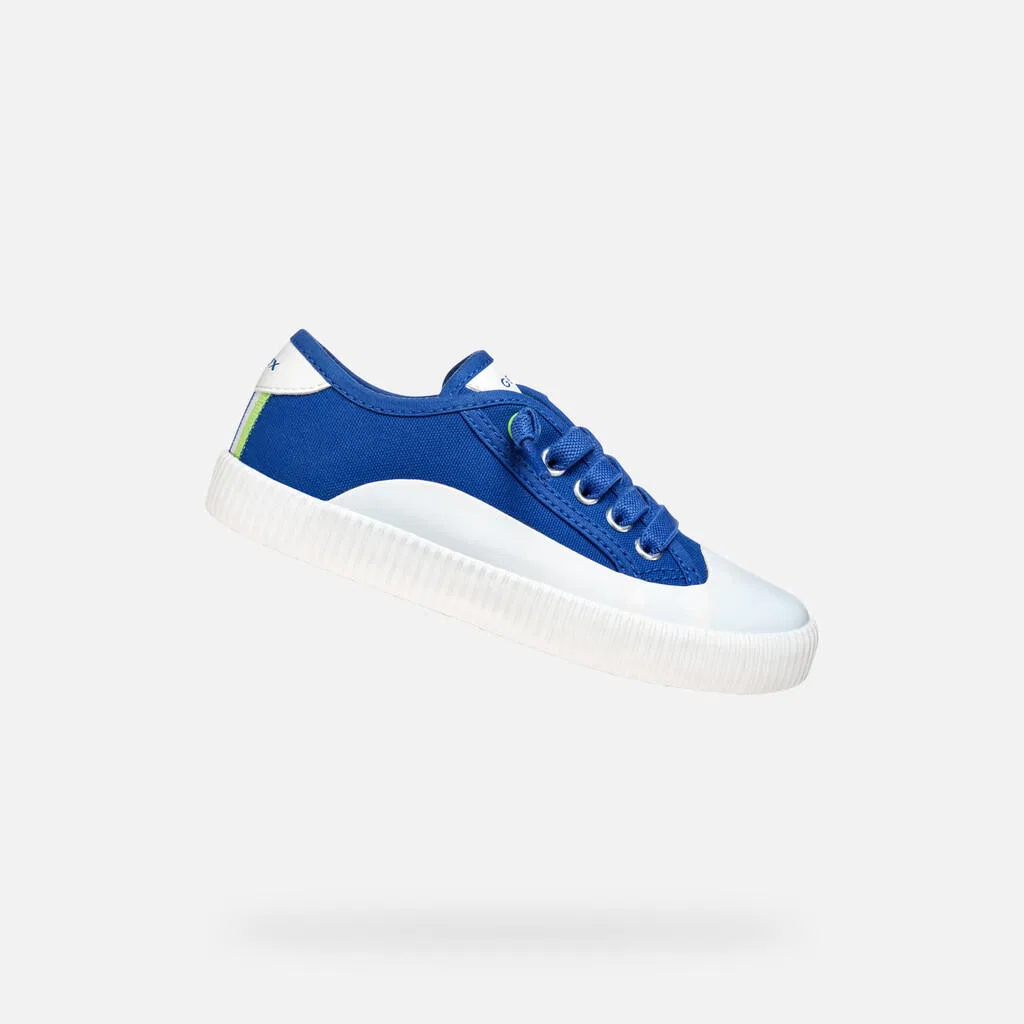 Детские кроссовки для мальчиков J Tippeste Boy Geox, Konigsblau Anisgrun
