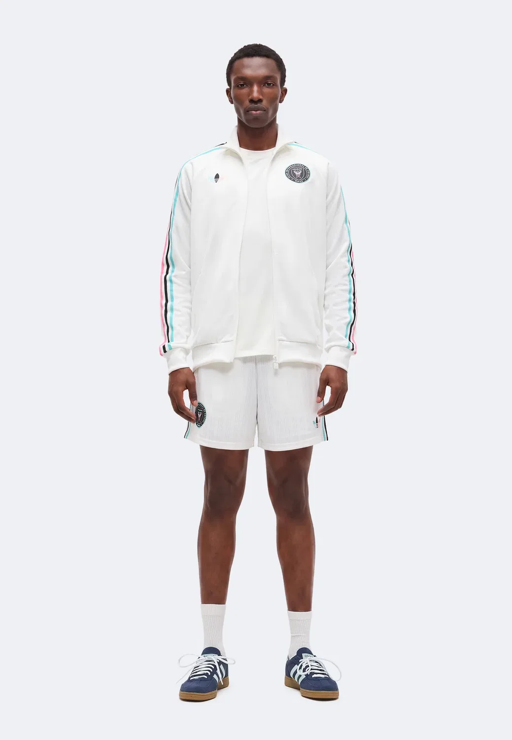 Спортивная куртка Inter Miami - клубная одежда Adidas Originals, White — фото 2