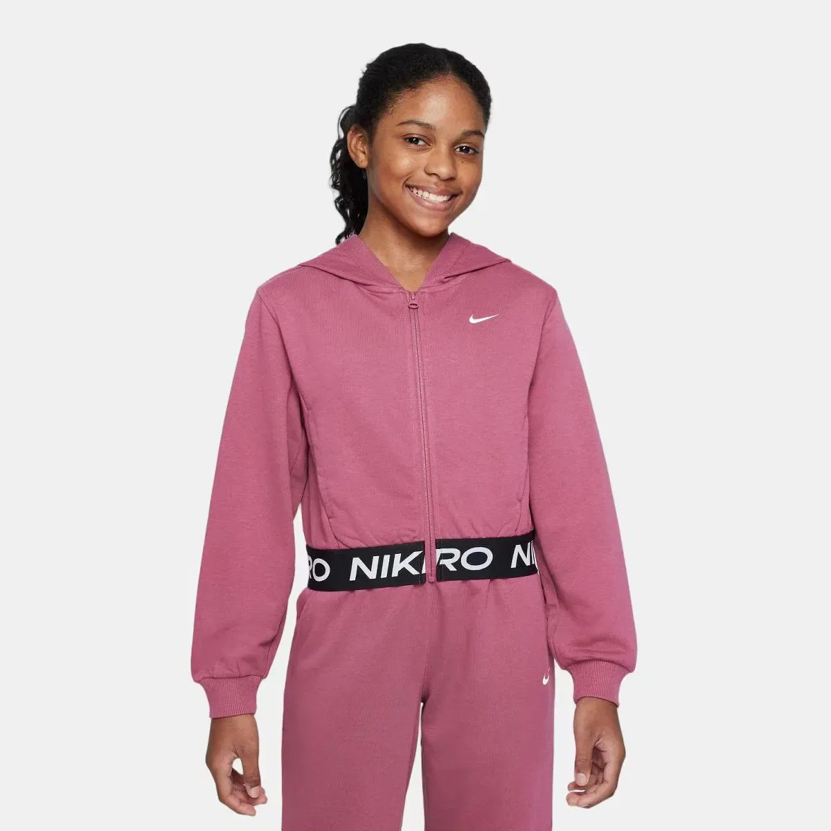 Детская кофта с капюшоном Nike Dri-FIT, Красный