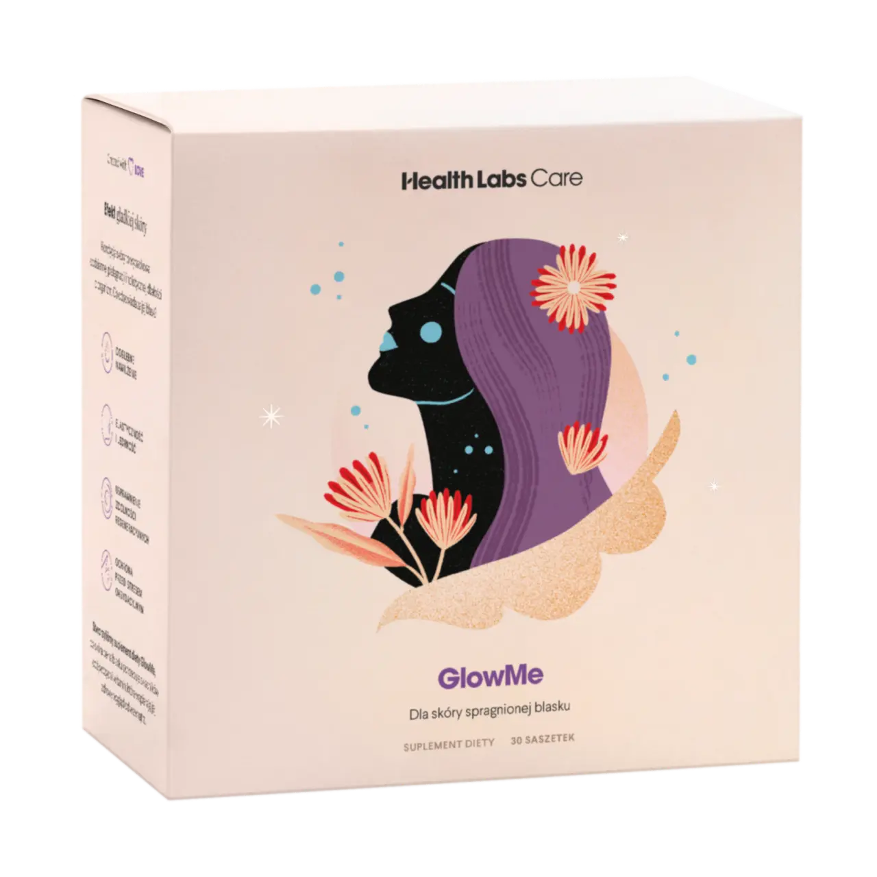 

Health Labs Care GlowMe Добавка для кожи, жаждущей сияния, 30 саше/1 упаковка