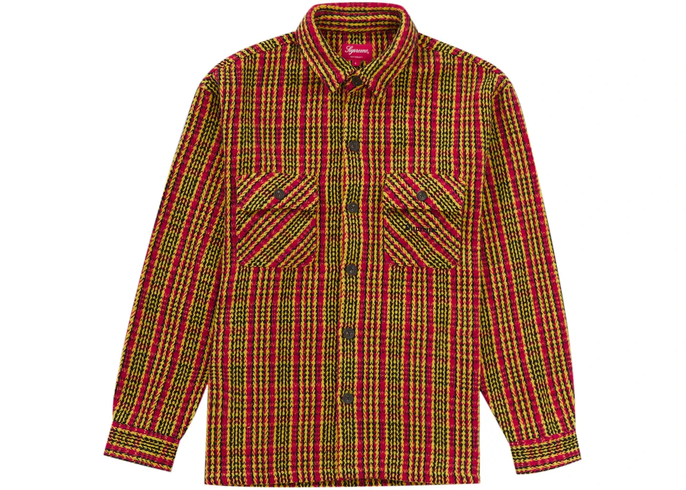 Мужская рубашка из фланели Heavy Flannel Shirt Supreme, Gold