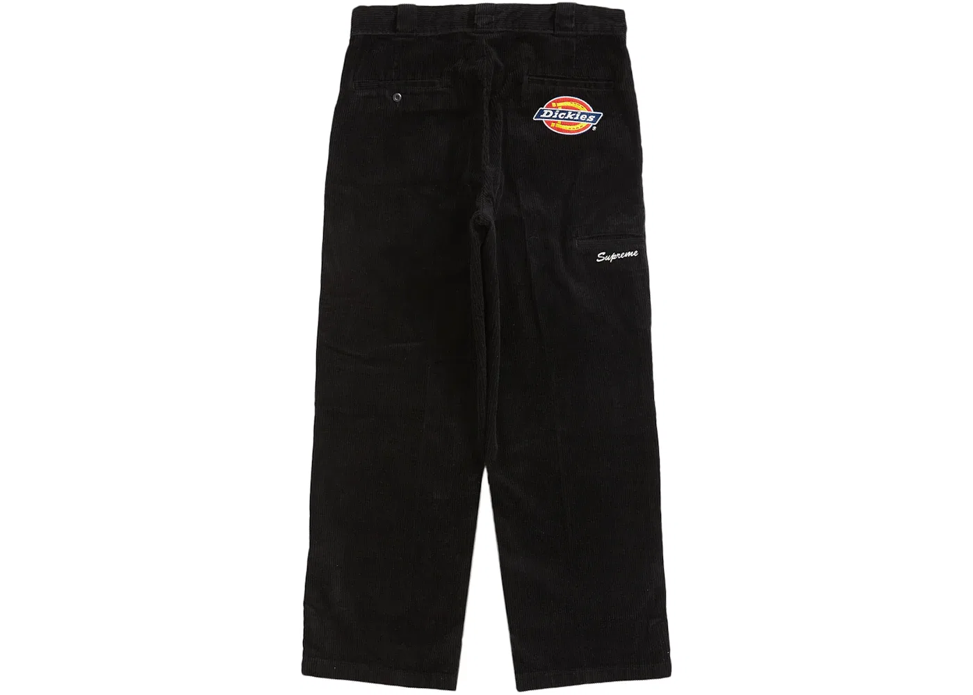 Мужские брюки из вельвета с двойной коленкой Pant Supreme, Black