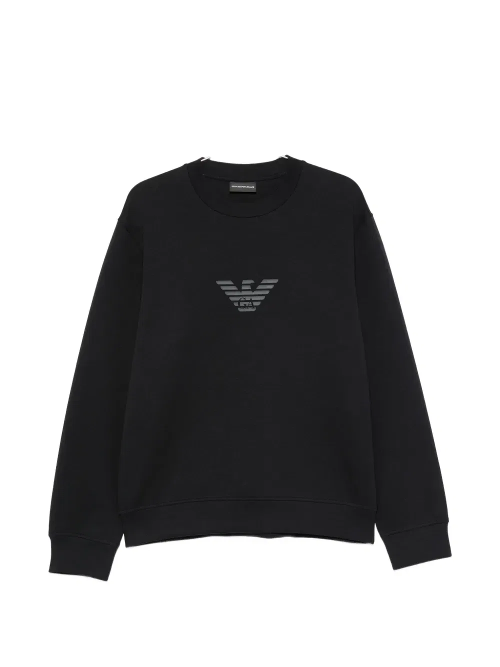 Свитер с нашивкой-логотипом Emporio Armani, синий
