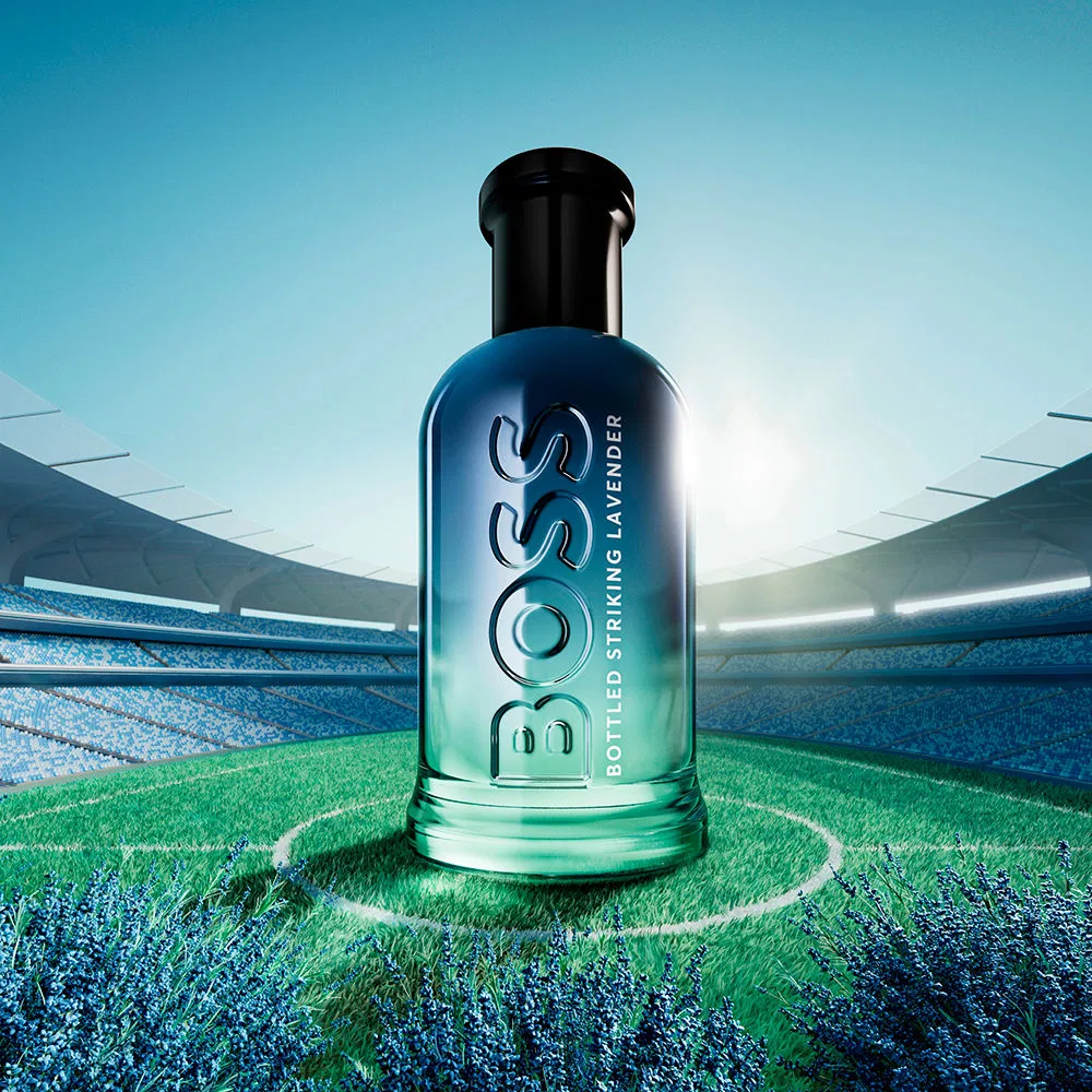 Парфюмерная вода для мужчин 100 мл с лавандой и минеральными нотами Boss Bottled Striking Lavender Hugo Boss — фото 3